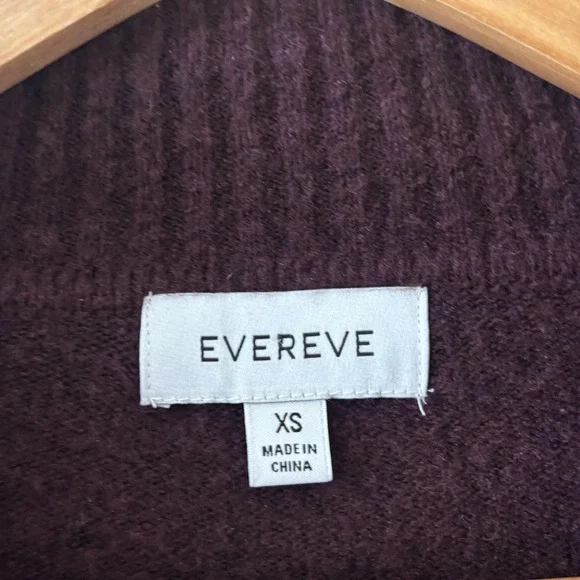 Evereve Roslyn Rugby Stiped Sweater Womens XS Pink Brown Preppy Rugby - Picture 3 of 12